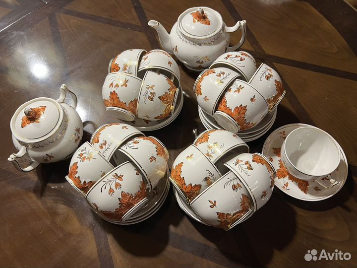 Чайный сервиз барбарис 17 персон