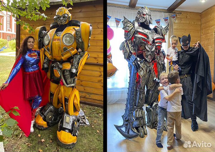 Ростовые куклы, Аниматоры, Шоу, Трансформеры