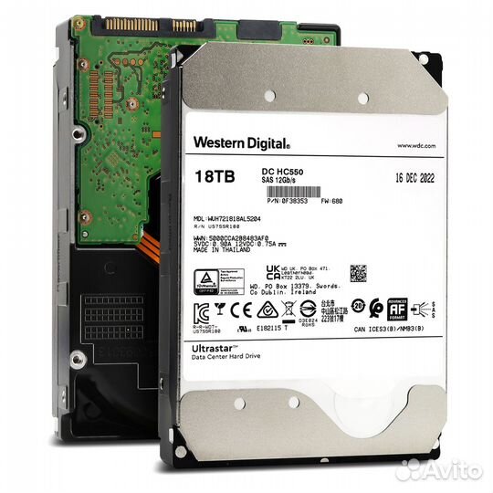 HDD, WD, HA550 WUH721818AL5204, SAS, 3,5