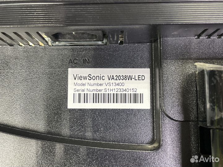 Viewsonic VA2038w-LED, 1600x900, 75 Гц, TN