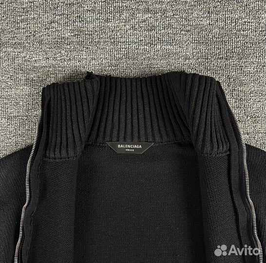 Balenciaga Y2K Zip-Up Cardigan