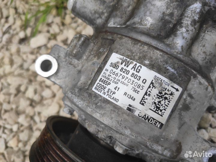 Компрессор кондиционера Volkswagen Polo лифтбек