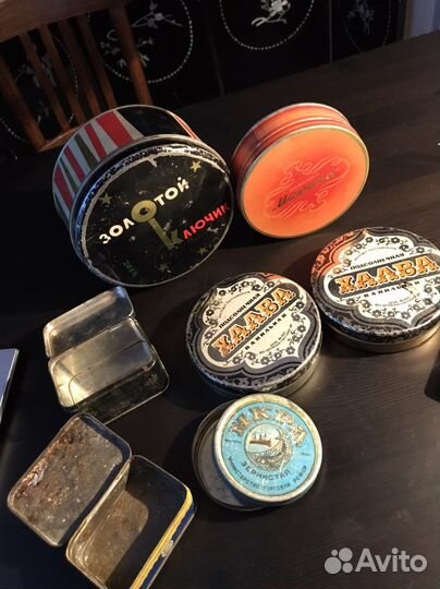 Жестяные баночки СССР