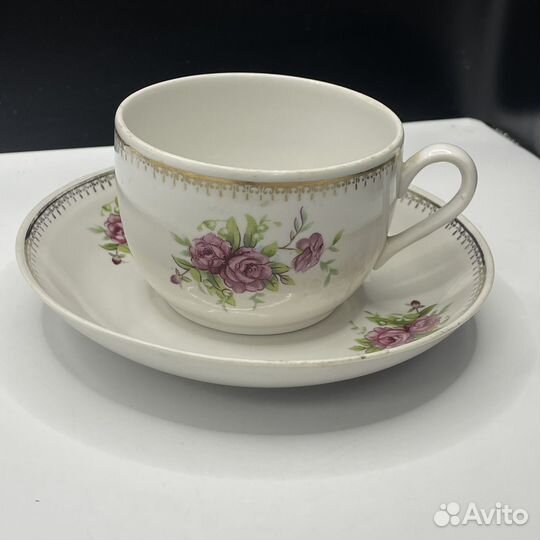 Чайная пара дфз Вербилки до 50-х г СССР (сзр)