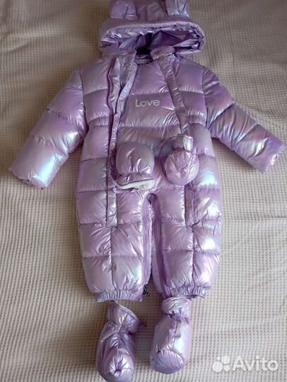 Зимний комбинезон для девочки