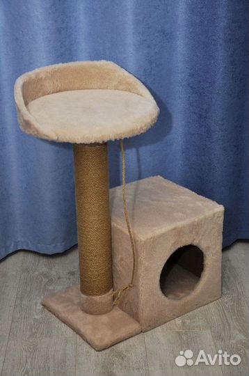 Кошачий дом, когтеточка, лежанка, домик для кошки