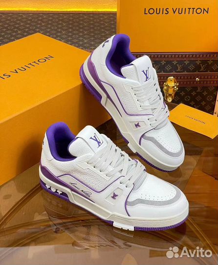Кроссовки louis vuitton trainer женские