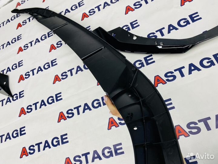 Сплиттер для BMW G30 рест M performance глянец