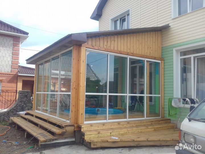 Раздвижное окно, алюминиевое окно