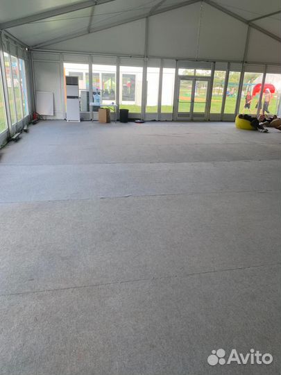 Ковролин серый выставочный