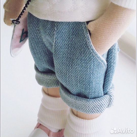 Трикотаж кукольный телесный цвет 50х50см