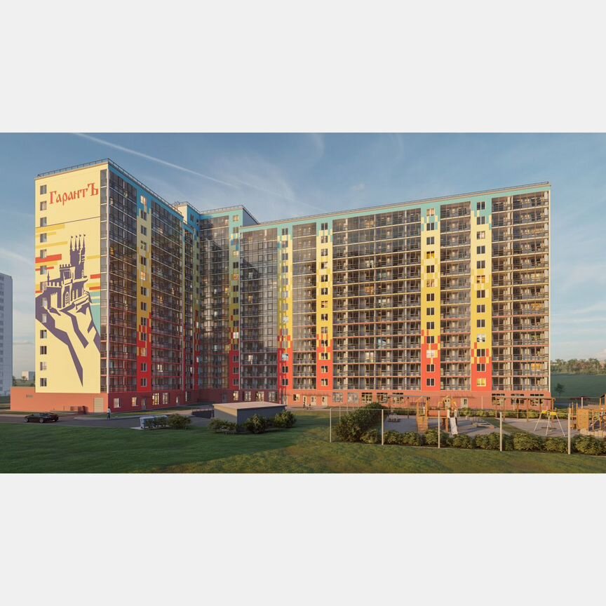 Квартира-студия, 31,5 м², 6/15 эт.