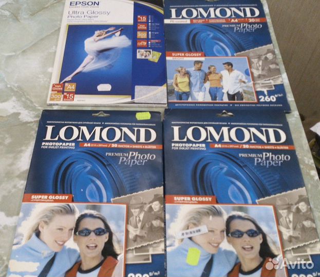 Фотобумага Lomond и Epson