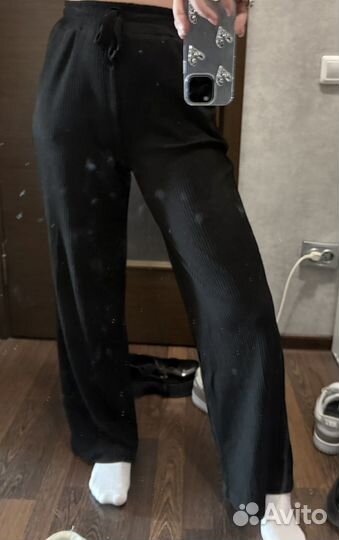 Брюки палаццо женские на резинке