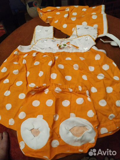 Детский летний костюмчик новый