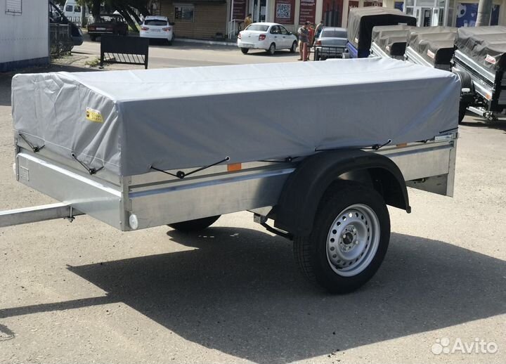 Прицеп Мзса компакт с тентом 2,1х1,1х0,6м