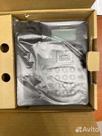 IP-телефоны Panasonic KX-HDV130 чёрные