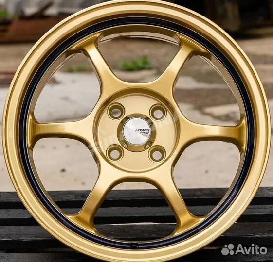 Литой диск advan R15 4x100. Разные дизайны