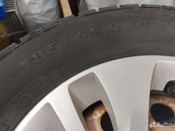 Зимняя резина с дисками r14