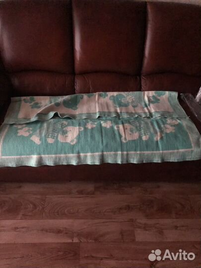 Одеяло байковое детское СССР новое