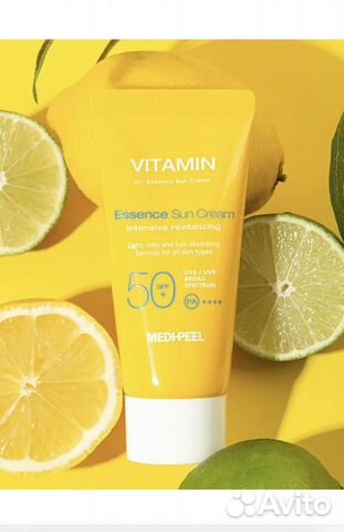 Medi Peel крем-эссенция спф 50+++ витаминный