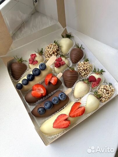 Клубника в шоколаде набор с доставкой