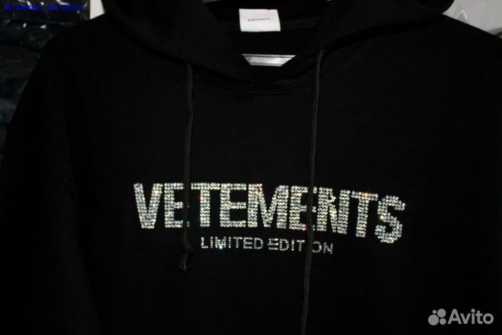 Vetements худи со стразами (Арт.89365)