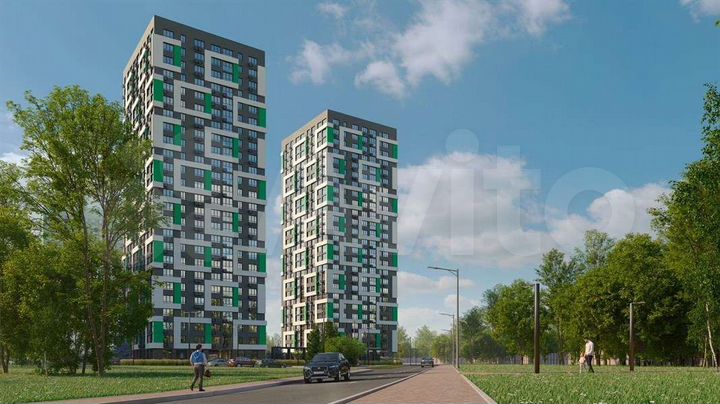 2-к. квартира, 63,6 м², 10/25 эт.