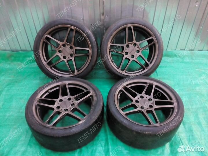 Диски R18 BMW Schnitzer разноширокие 1 диск разбит