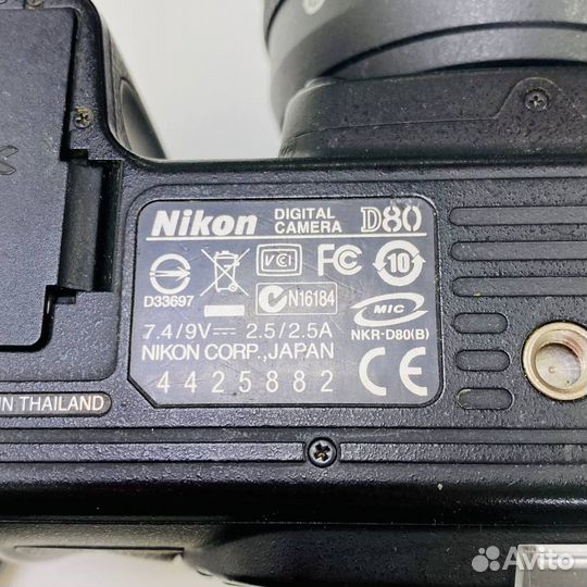 Фотоаппарат Nikon D80 Kit №304369