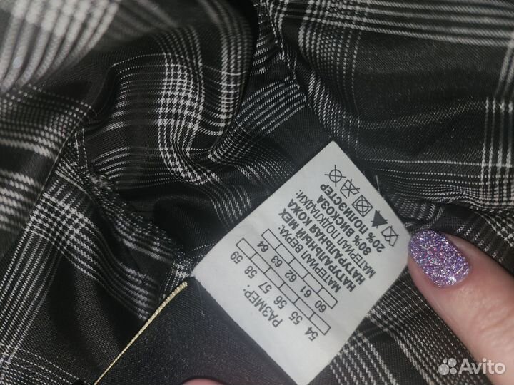 Шапка ушанка натуральный мех и кожа, р.54