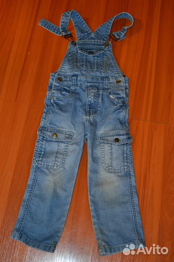 Комбинезон джинсовый рост 98