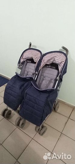 Прогулочная коляска для двойни
