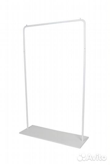 Стойка для одежды напольная с одной полкой