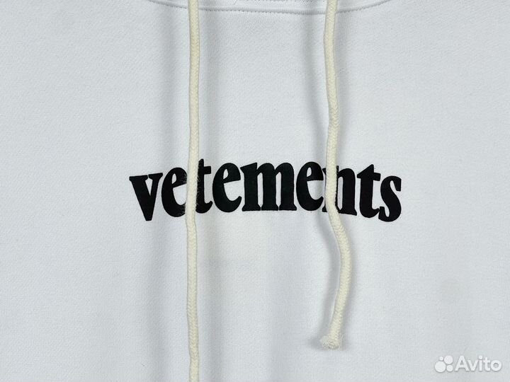 Hoodie Vetements Postage White