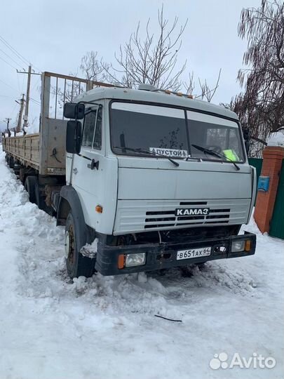 КамАЗ 35410 с полуприцепом, 1987