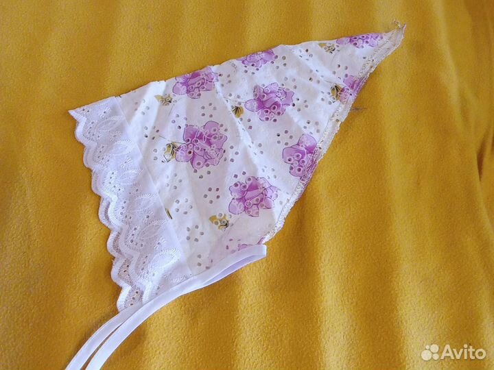 Шапочка косынка для девочки