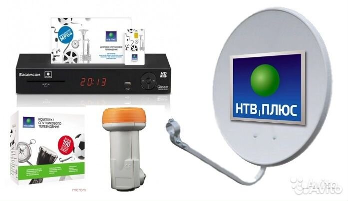 Установка спутникового тв,триколор тв, МТС, НТВ, ц