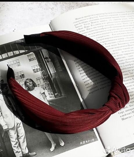 Ободок заколка для волос