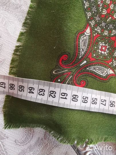 Винтажный платок шерсть