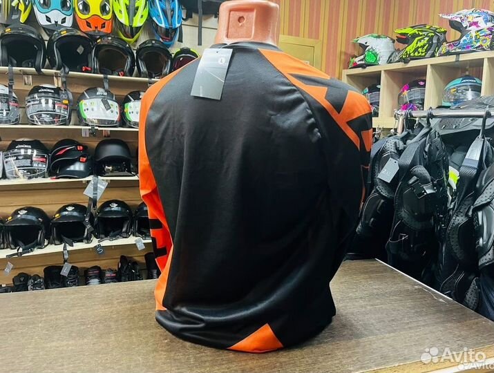 Мото джерси Fox стильная яркая кофта на эндуро