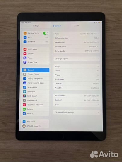 Apple iPad pro 10.5 512gb wifi + pencil