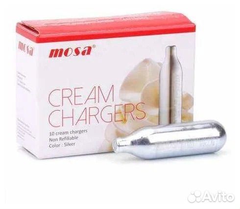 Баллончики для сливок, кримера NO2 isi mosa