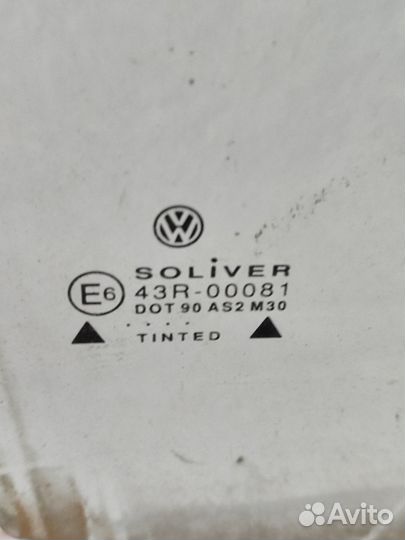 Стекло задней правой двери Volkswagen Passat B5