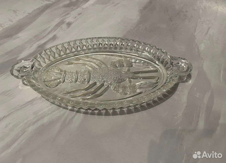 Блюдо хрустальное СССР