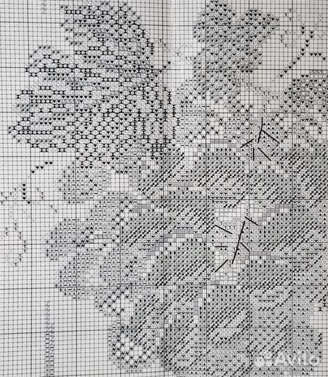 Остатки набора д/ вышивания panna Виноградная лоза