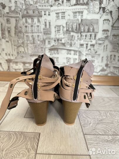 Ботильоны женские сереневые