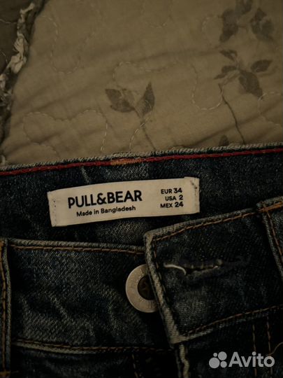 Джинсы pull and bear 34 женские MOM