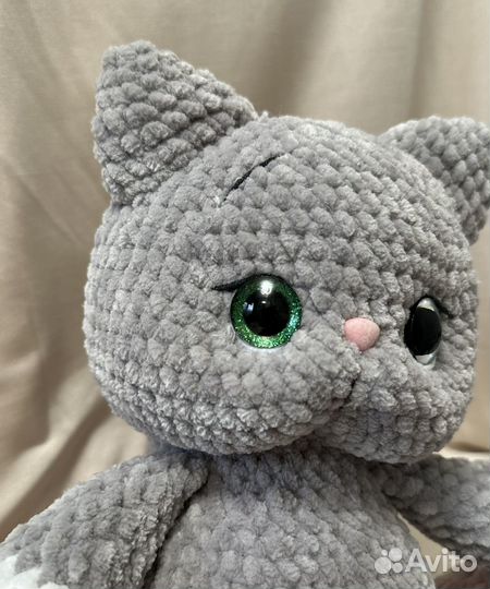 Кошка вязанная на заказ