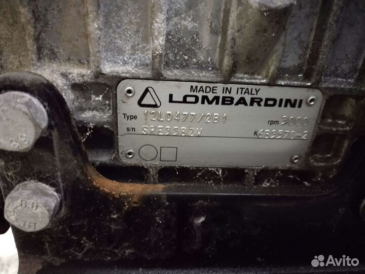 Дизельный генератор15 kv 380в lombаrdini